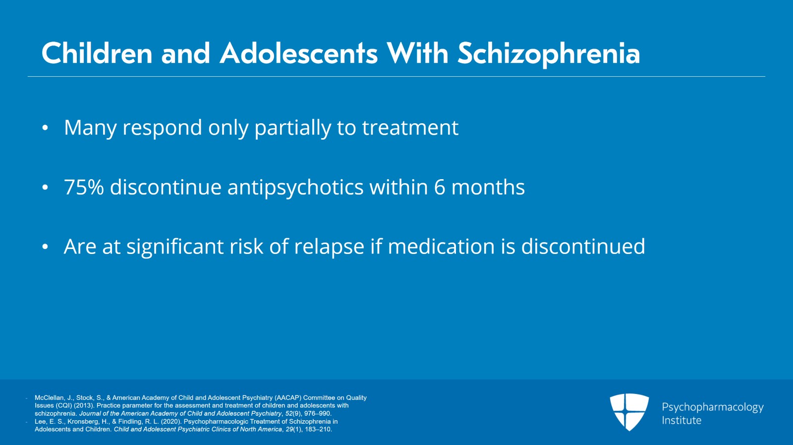 Treatment-Resistant Schizophrenia in Children and Adolescents ...